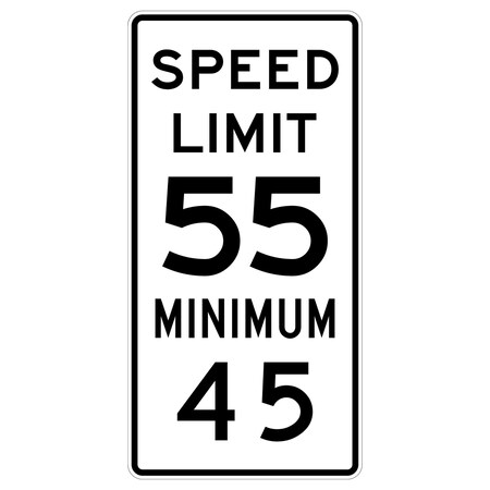 Sign Solutions Usa 48 in Height, 24 in Width, Aluminum, Vertical Rectangle DUS08HWT2448R2-4a555
